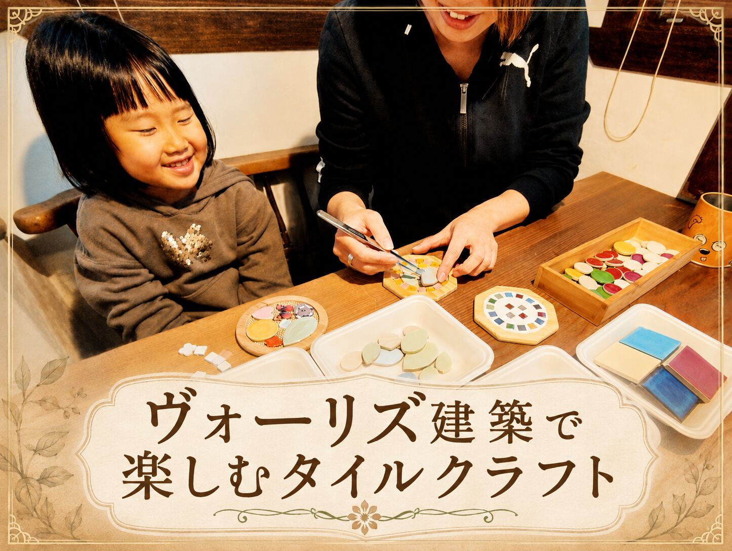 ヴォーリズ建築で楽しむタイルクラフト