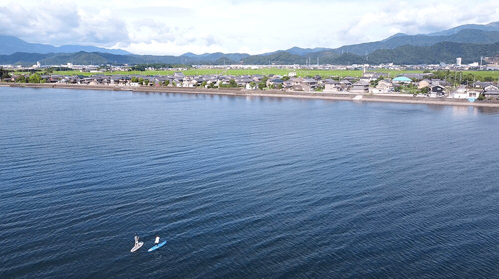 レッスン＆ガイド付きで安心！日本一の湖・琵琶湖でSUP体験